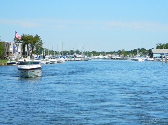 Leaving Patchogue Marina